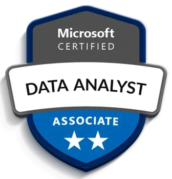 Badge Microsoft Certified: Power BI Data Analyst Associate (PL-300)